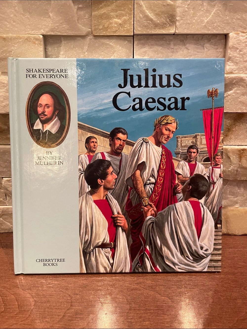 Julius Caesar Hardcover Illustrated Book - Blue & White Cover